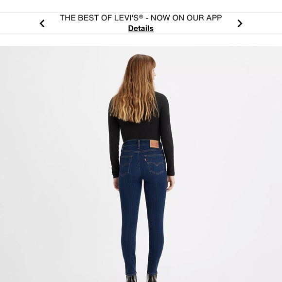 721 HIGH RISE SKINNY WOMEN'S JEANS - Picture 2 of 4